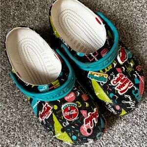 Coca-cola Crocs women’s size 7